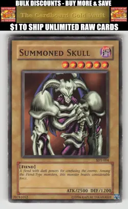 Yugioh Starter Deck: Yugi #SDY-004 Summoned Skull - Image 1