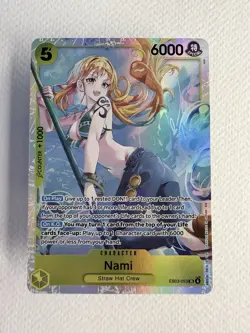 One Piece Nami EB03-053 Super Rare Full Art Foil Extra Booster - Image 1