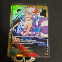 Bandai One Piece CCG Yamato Character Romance Dawn OP01-121 Secret Rare Foil Do… - Image 1