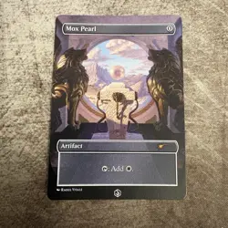 Mox Pearl - Custom Art MTG Magic The Gathering Playtest Card - Image 1