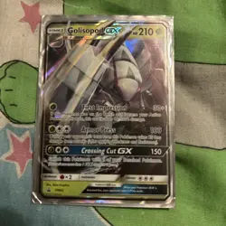 Pokemon TCG Golisopod-GX Holo Promo Card Sun & Moon SM62 +Bonus Gyarados Seal - Image 1