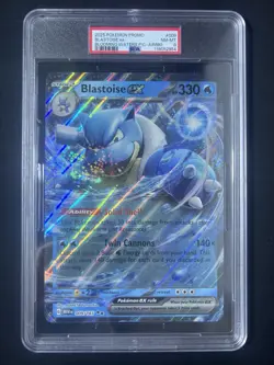 PSA 8 Blastoise EX JUMBO Card - Blooming Waters Costco Promo 2025 - Image 3