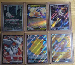Pokemon Full Art Lot 6 Cards Total Near Mint Condition - Image 1