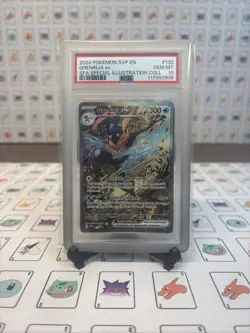 PSA 10 Greninja ex 132 Sv: Scarlet & Violet Promo Cards Holo - Image 1