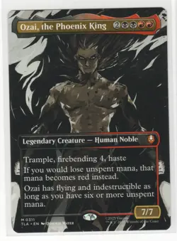 Ozai, the Phoenix King (0311) (Borderless) M MTG Avatar: The Last Airbender 311 - Image 1