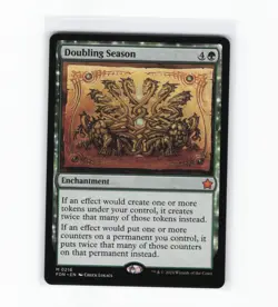 Doubling Season M Foundations 216 NM MTG Magic - Image 1