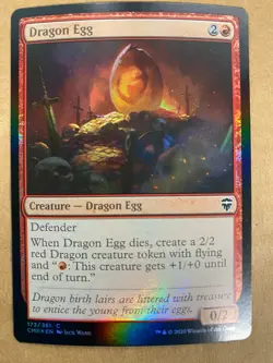 MTG 1x FOIL Dragon Egg # 173 Commander Legends Pauper Magic the Gathering x1 NM - Image 1