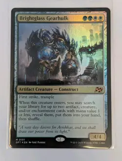 Brightglass Gearhulk Aetherdrift Foil - MTG MYTHIC - Image 1