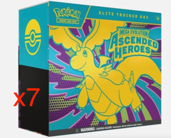 x7 Pokemon TCG Ascended Heroes Elite Trainer Box ETB ✅Fast Ship✅ $100 Off Code - Image 1