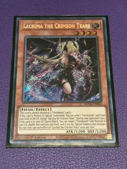Yu-Gi-Oh! Lacrima the Crimson Tears Secret Rare ROTA-EN014 NM Euro - Image 1