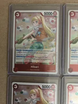 Hibari EB03-008 Extra Booster: One Piece Heroines Edition Foil Rare X 4 Lot - Image 2