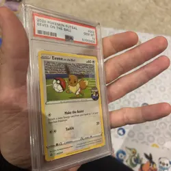 Eevee On the Ball 2020 Futsal UK Exclusive Promo Card PSA 10 Gem Mint 002/005 - Image 3