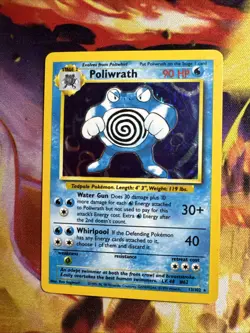 Poliwrath Pokemon TCG Base Set Holo Card 13/102 - Image 1