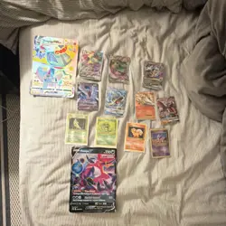 Pokemon TCG VMAX GX EX Holo Lot 14 Cards Dragapult Inteleon Tornadus Latios - Image 1