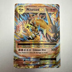 Pokemon Mega Charizard EX 13/106 Holo Ultra Rare 2014 XY Flashfire Card - Image 1