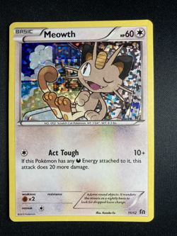 Pokemon Meowth 2015 McDonalds Promo Card 11/12 - Image 1