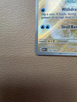 Pokemon Squirtle 170/165 Scarlet & Violet 151 Rare Holo Basic Card 2023 - Image 5