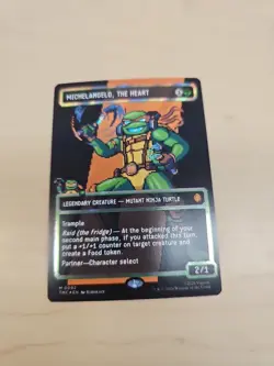 MTG: Michelangelo, the Heart (0092) (Borderless) (Surge Foil) - Commander: TMNT - Image 1