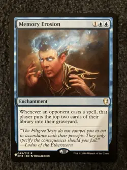 Magic The Gathering MTG - Memory Erosion - Commander - Image 1