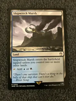 Magic The Gathering MTG - Shipwreck Marsh - Doctor Who - Image 1