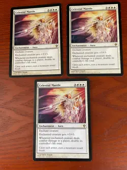 MTG Celestial Mantle SINGLE USED EXCELLENT CONDITION SEE PHOTOS - Image 1