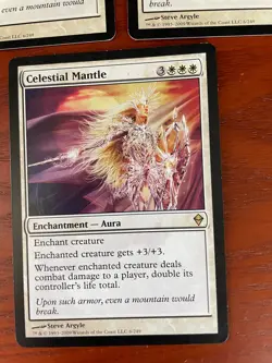 MTG Celestial Mantle SINGLE USED EXCELLENT CONDITION SEE PHOTOS - Image 2
