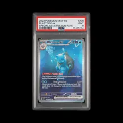 Pokemon Slab Blastoise EX 200 PSA 9 MINT 2023 - Image 1
