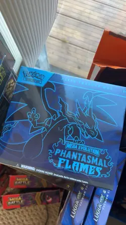Pokemon TCG Mega Star Evolution Phantasmal Flames ETB Elite Trainer Box Sealed - Image 1