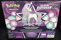 Pokemon TCG Galarian Rapidash V Collection Box 4 Booster Packs Quick Ship New 820650808739 - Image 3