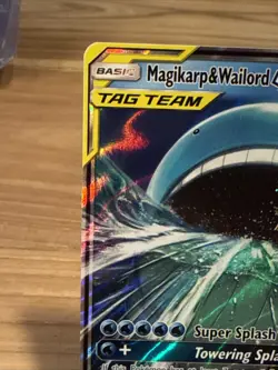 Pokemon TCG Magikarp & Wailord GX Tag Team Black Star Promo Card SM166 - Image 4