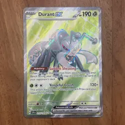 Pokemon TCG Durant EX 215/191 Surging Sparks Ultra Rare NM Card - Image 1