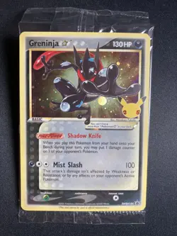 Greninja Gold Star SWSH144 Celebrations Stamp English Sealed Pokemon NM - Image 1