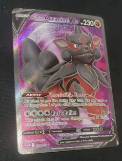 Pokemon Hisuian Arcanine V 179/195 Silver Tempest - Image 2