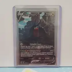 Pokemon Regidrago V 184/195 Silver Tempest Ultra Rare Full Art Holo HP 220 Card - Image 3