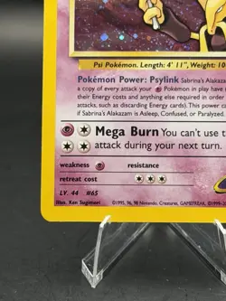 Sabrina's Alakazam 16/132 Pokemon TCG Gym Challenge Unlimited Holo Rare Card HP - Image 5