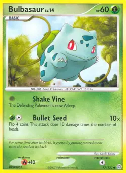 Pokemon Bulbasaur (77/133) Secret Wonders LP - Image 1