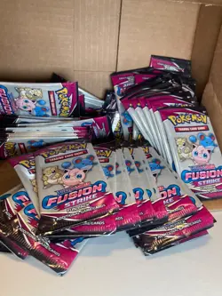 Pokemon Fun Pack lot Fusion Strike Sword & Shield 80 Total 3 card packs Sealed - Image 1