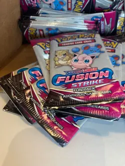 Pokemon Fun Pack lot Fusion Strike Sword & Shield 80 Total 3 card packs Sealed - Image 5