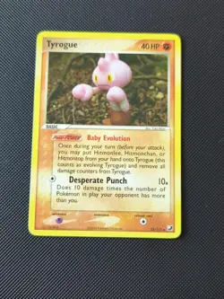 Tyrogue 33/115 Unseen Forces Pokemon Card NM Condition Yuka Morii - Image 1