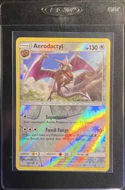 Aerodactyl Reverse Holo Rare 130/181 Pokemon TCG Sun & Moon Team Up NM - Image 4