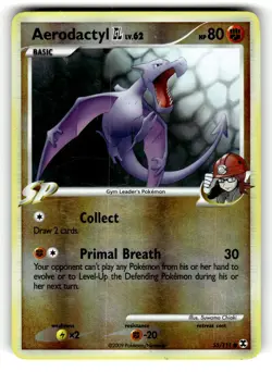 Pokemon: Rising Rivals Aerodactyl GL #55/111 Common,Reverse Holo .VO5 - Image 1