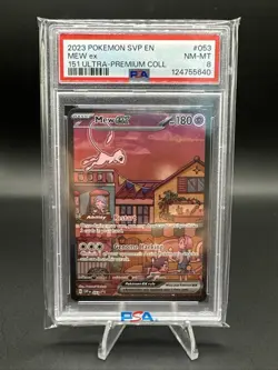 PSA 8 2023 Pokemon SVP-EN Mew ex #053 151 Ultra-Premium Collection - Image 1