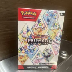 Pokemon TCG Scarlet & Violet Prismatic Evolutions Booster Bundle Sealed Box - Image 1