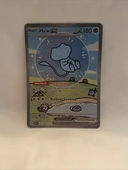 Pokemon TGC Special Rare Bubble Mew Ex 232/091 Paldean Fates - Portuguese MN - Image 2