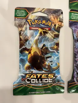Pokemon XY Fates Collide Sleeved Booster Pack Art Set Case Fresh - bundle of 4 - Image 4