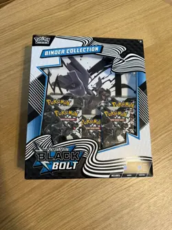 Pokemon TCG: S&V Black Bolt Binder Collection Factory Sealed Box - Image 1