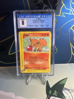 Pokemon CGC 8 Vulpix (2003) Aquapolis - 116/147 - Image 1