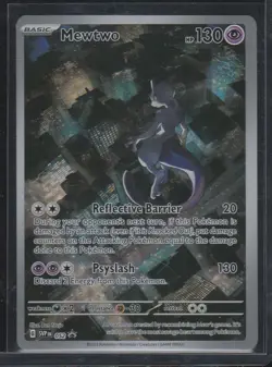 Pokemon - Mewtwo SVP 052 Black Star Promo Scarlet & Violet 151 Promo NM - Image 1