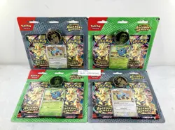 LOT OF 4 Pokemon TCG ME2.5 Ascended Heroes 2-Pack Blister Larry Erika Bundle NEW - Image 1