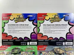 LOT OF 4 Pokemon TCG ME2.5 Ascended Heroes 2-Pack Blister Larry Erika Bundle NEW - Image 3